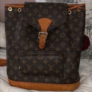 AUTHENTIC LOUIS VUITTON MONTSOURIS BACKPACK